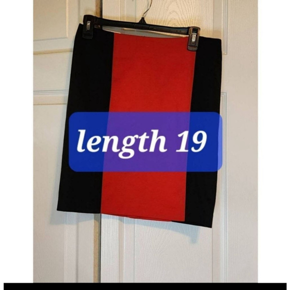 Michael Kors Red and Black Skirt - Picture 6 of 6